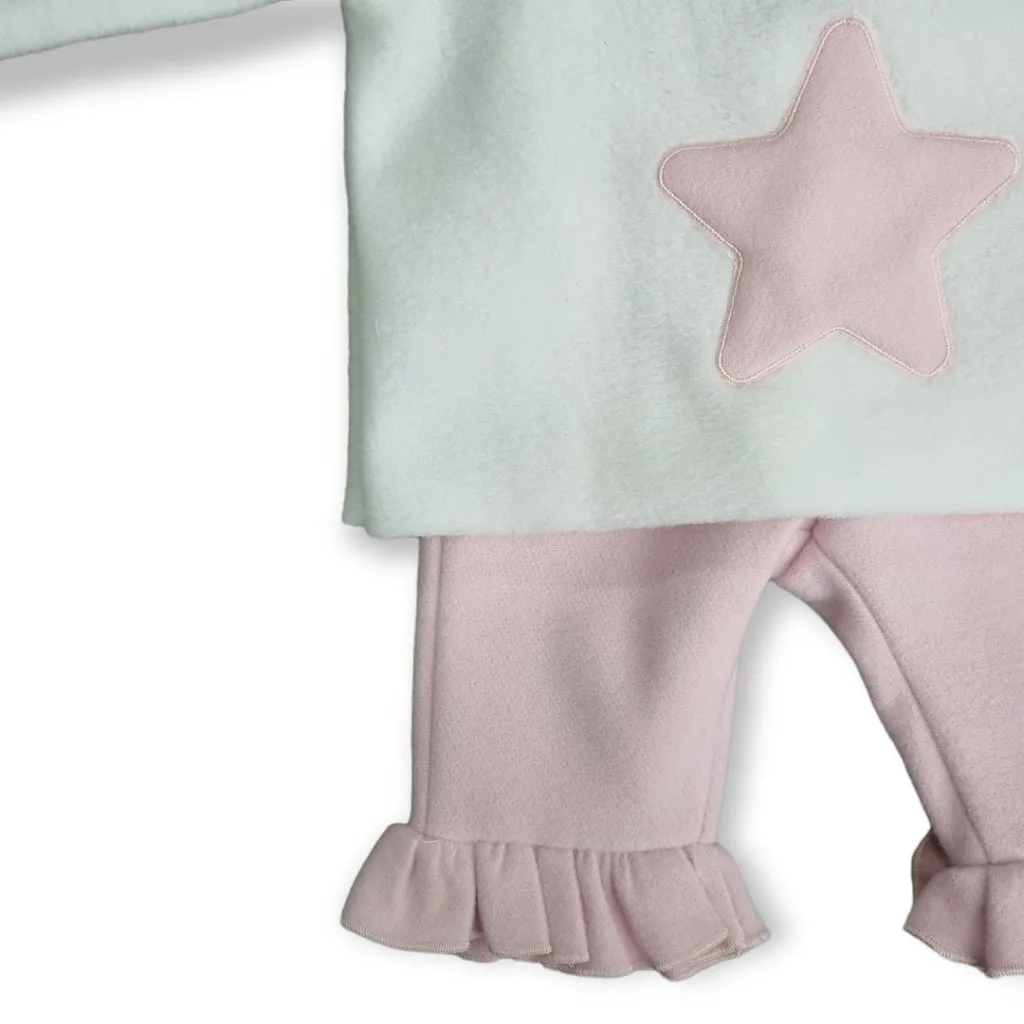 La Stupenderia Ruffled Hem Long-Sleeved Tracksuit