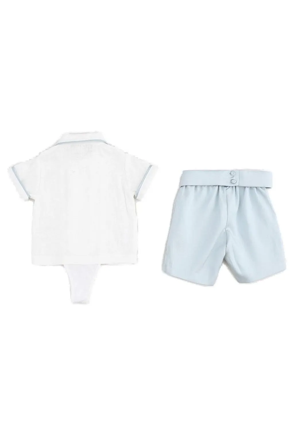 La Stupenderia Short-Sleeve Button Shorts Set