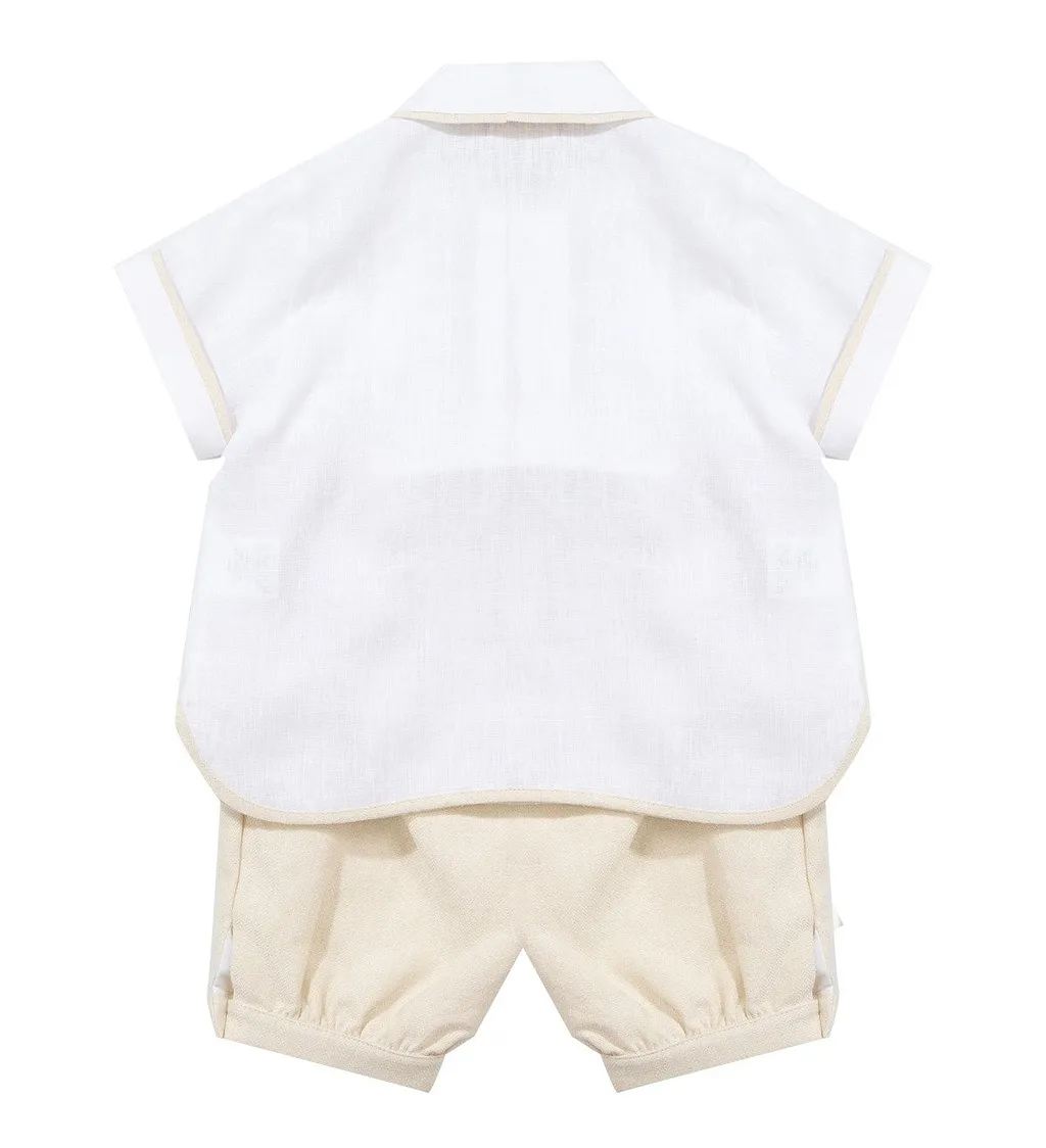 La Stupenderia Short Sleeved Elastic Waist Suit