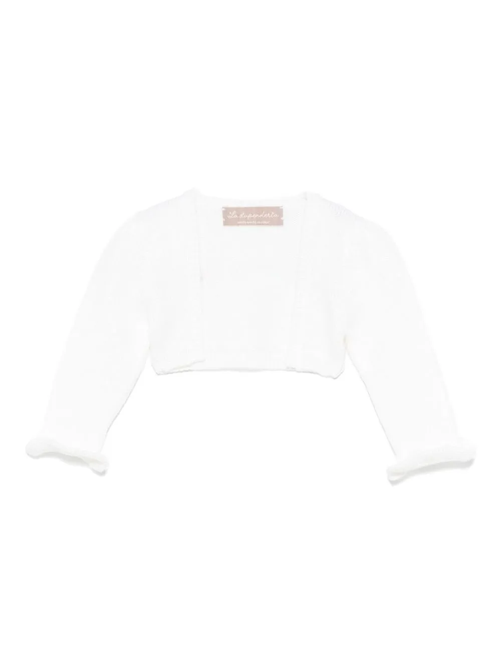 La Stupenderia Straight Hem Cropped Cardigan