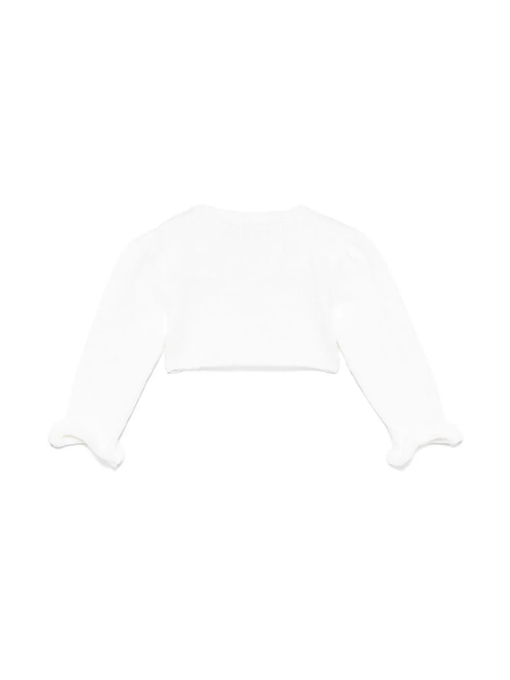 La Stupenderia Straight Hem Cropped Cardigan