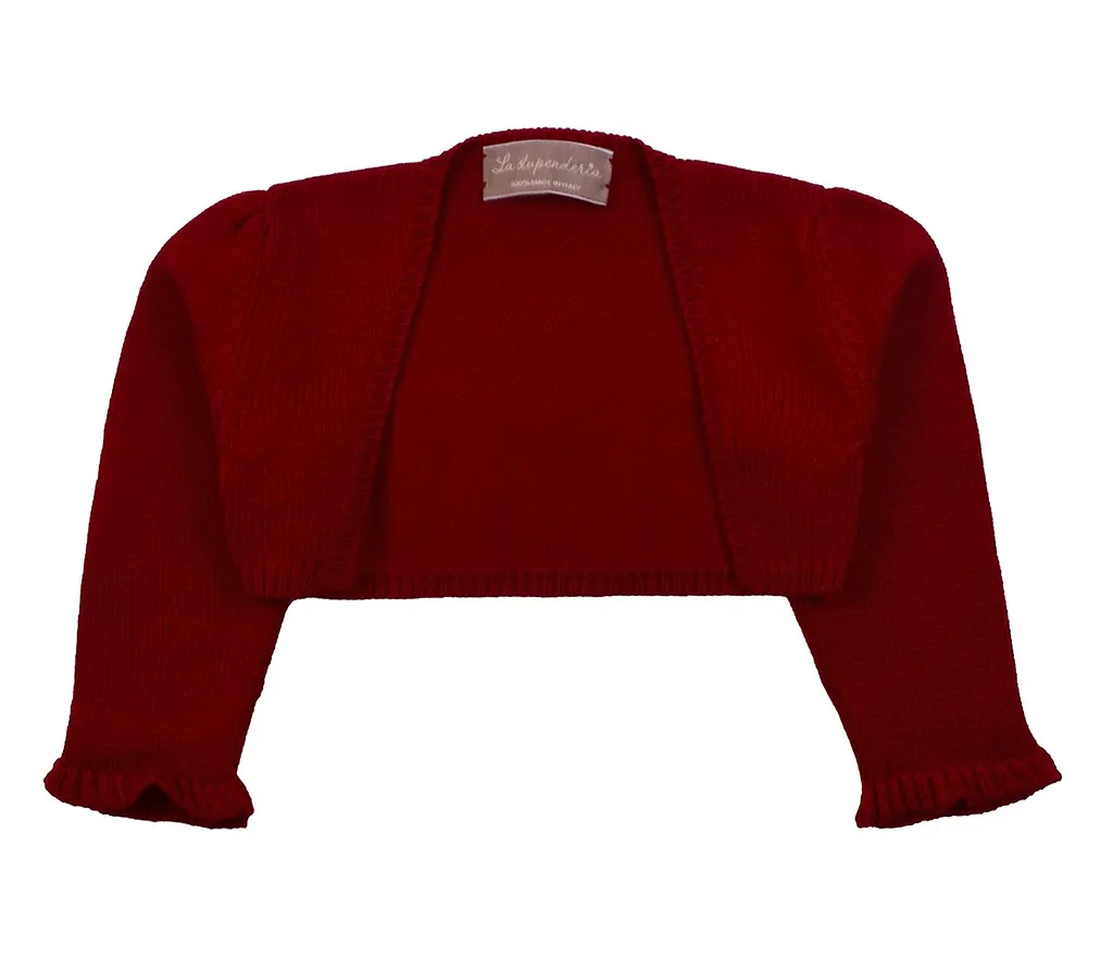 La Stupenderia Straight Hem Cropped Cardigan