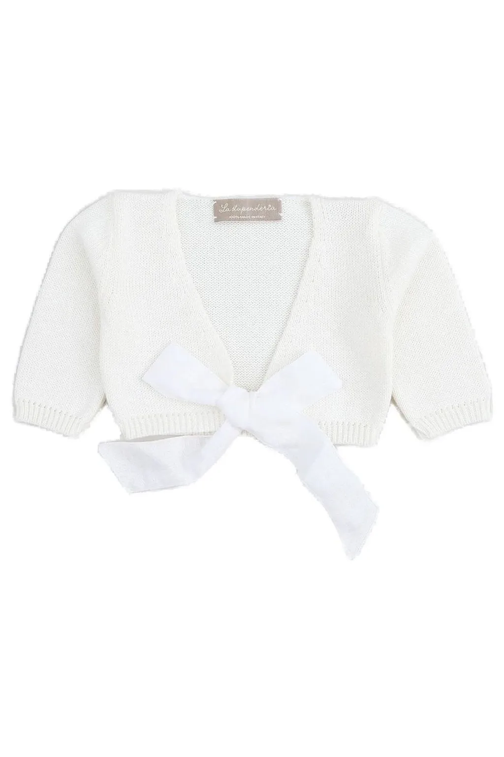 La Stupenderia Tie-Fastening Straight Hem Cardigan