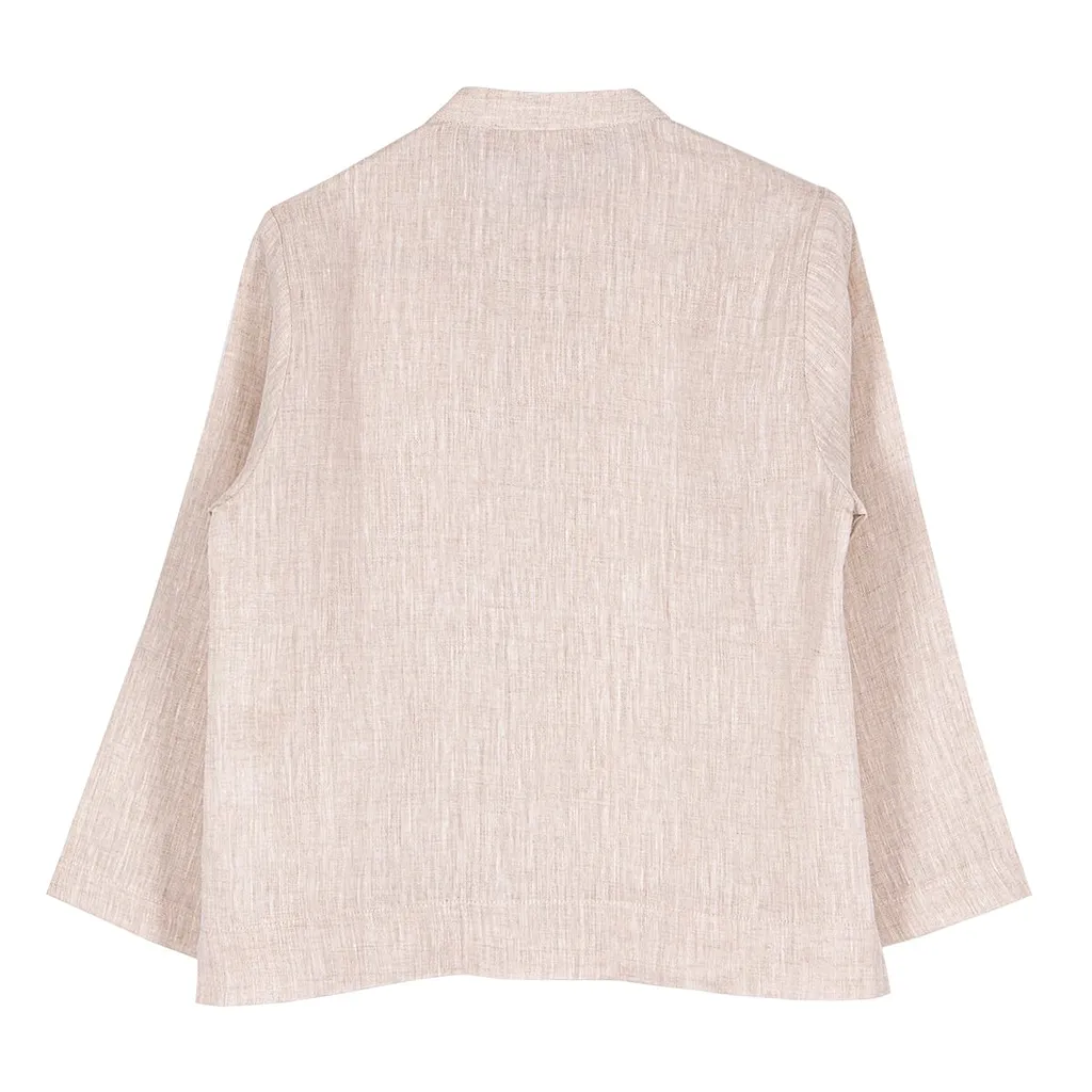 La Stupenderia Three-Quarter Sleeved Straight Hem Shirt