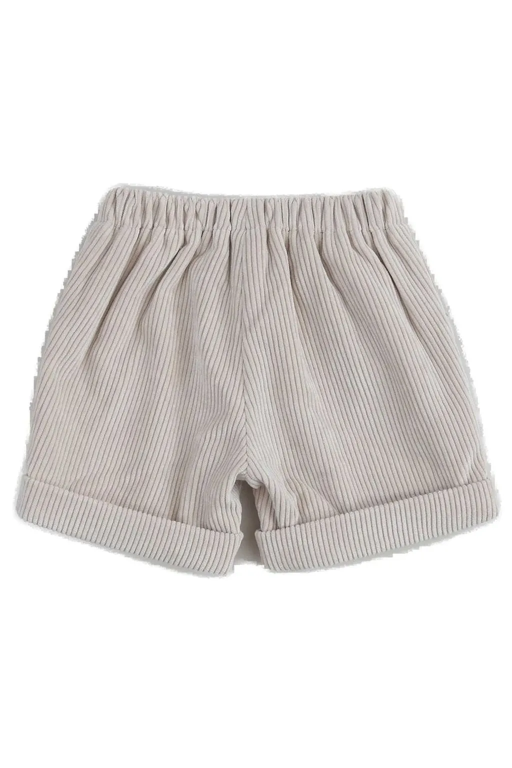 La Stupenderia Turn-Up Hem Corduroy Bermuda Shorts