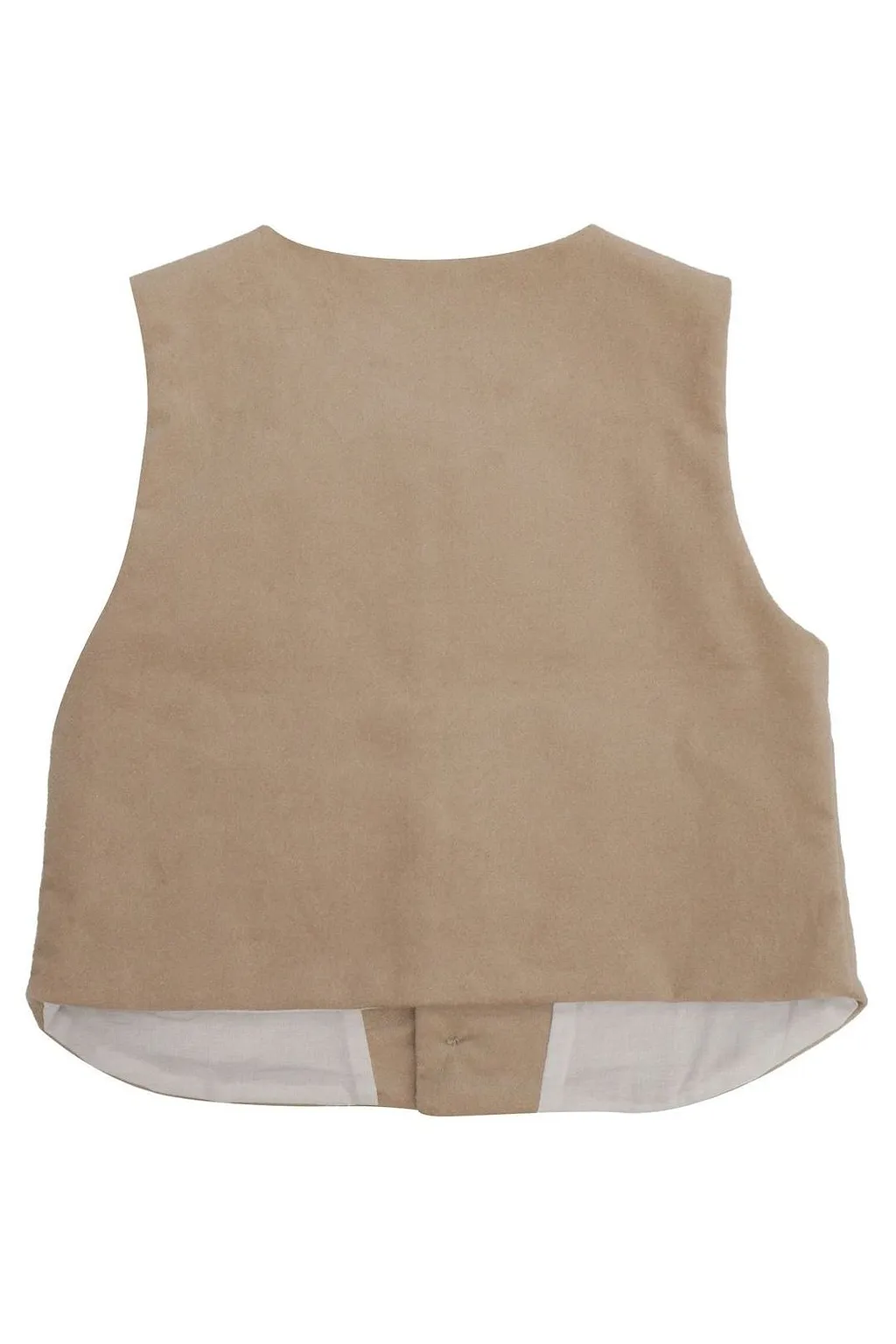 V-Neck Tailored Satin Waistcoat