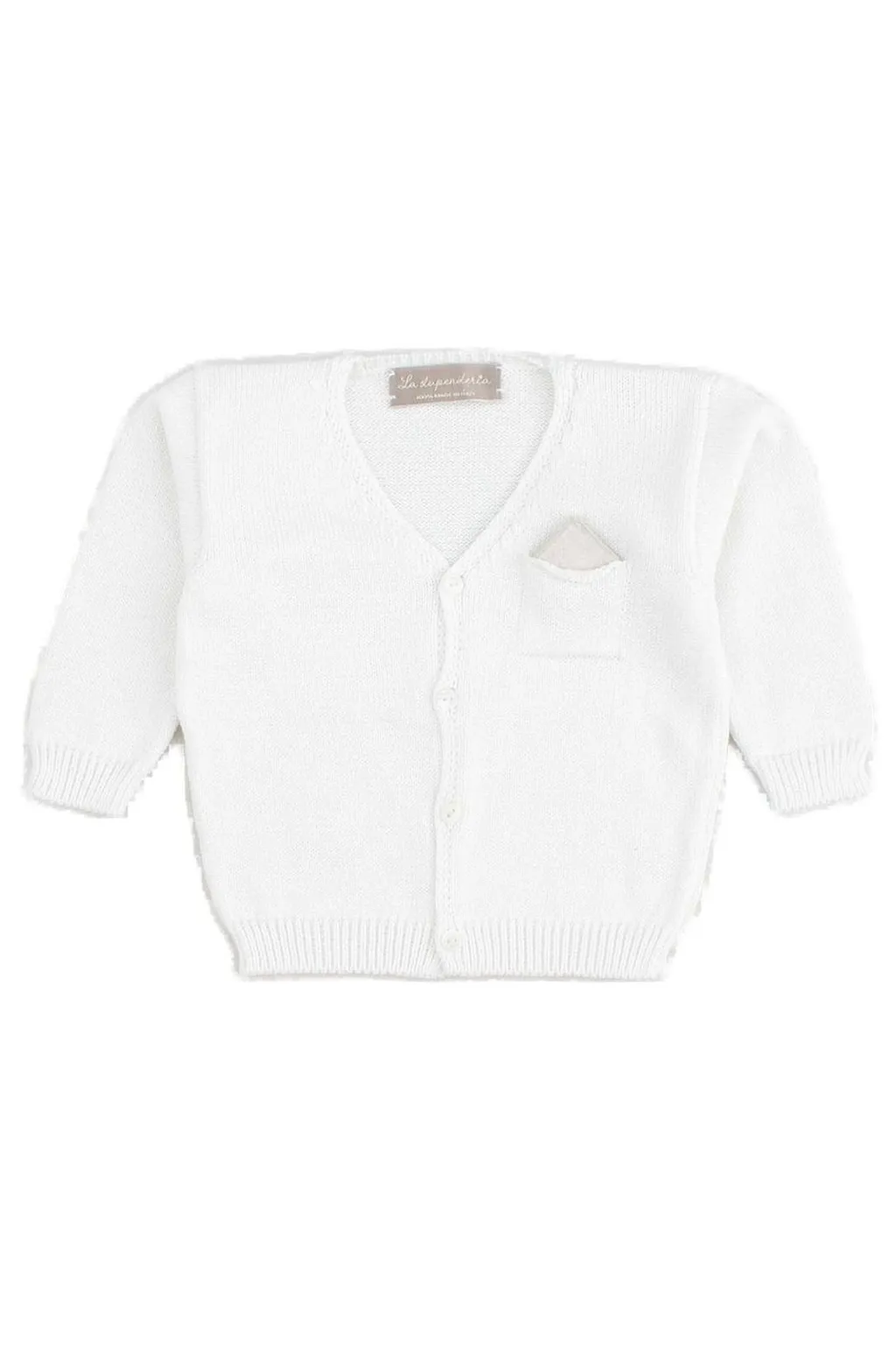 La Stupenderia V-Neck Buttoned Knitted Cardigan