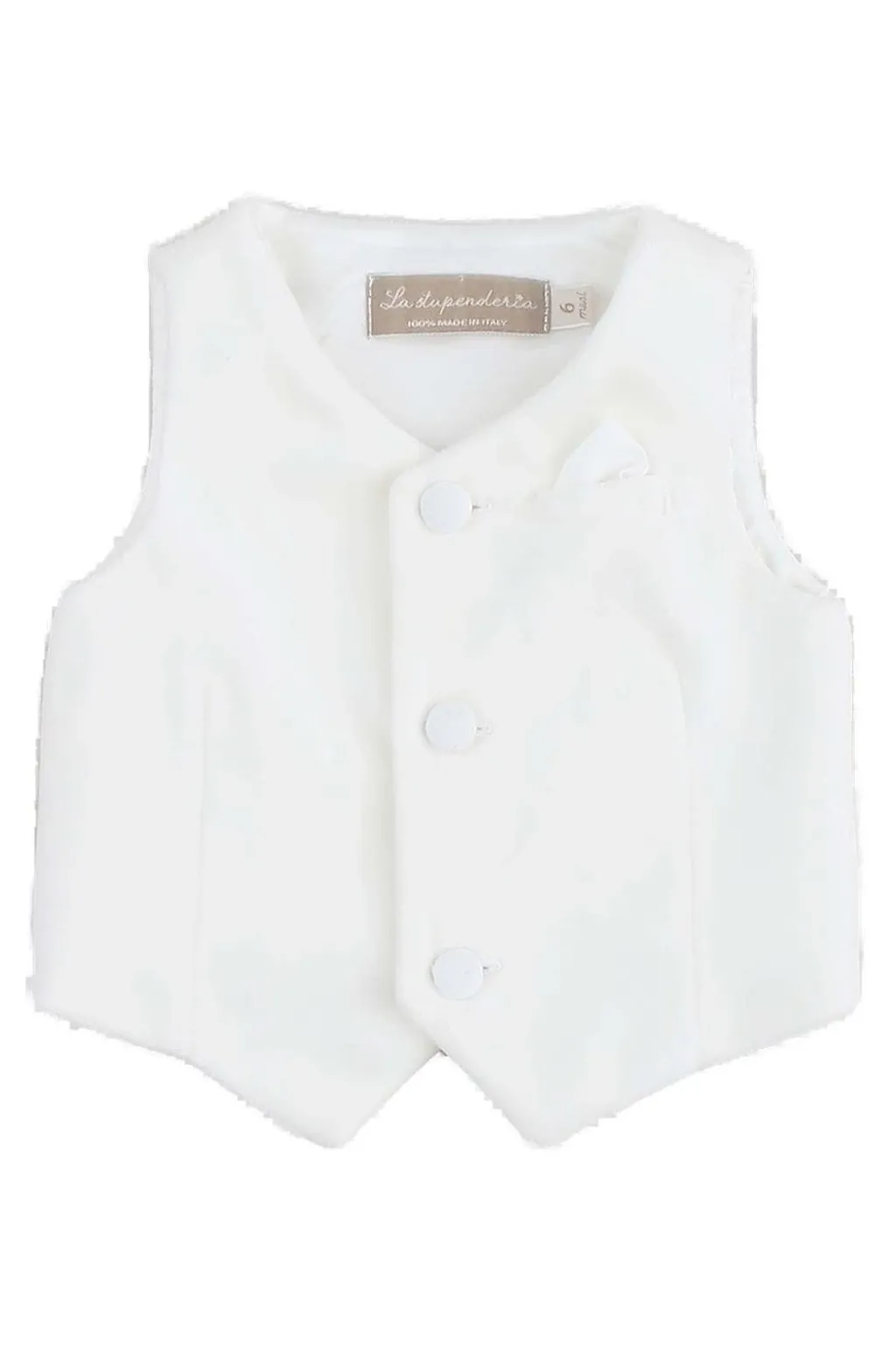V-Neck Buttoned Vest