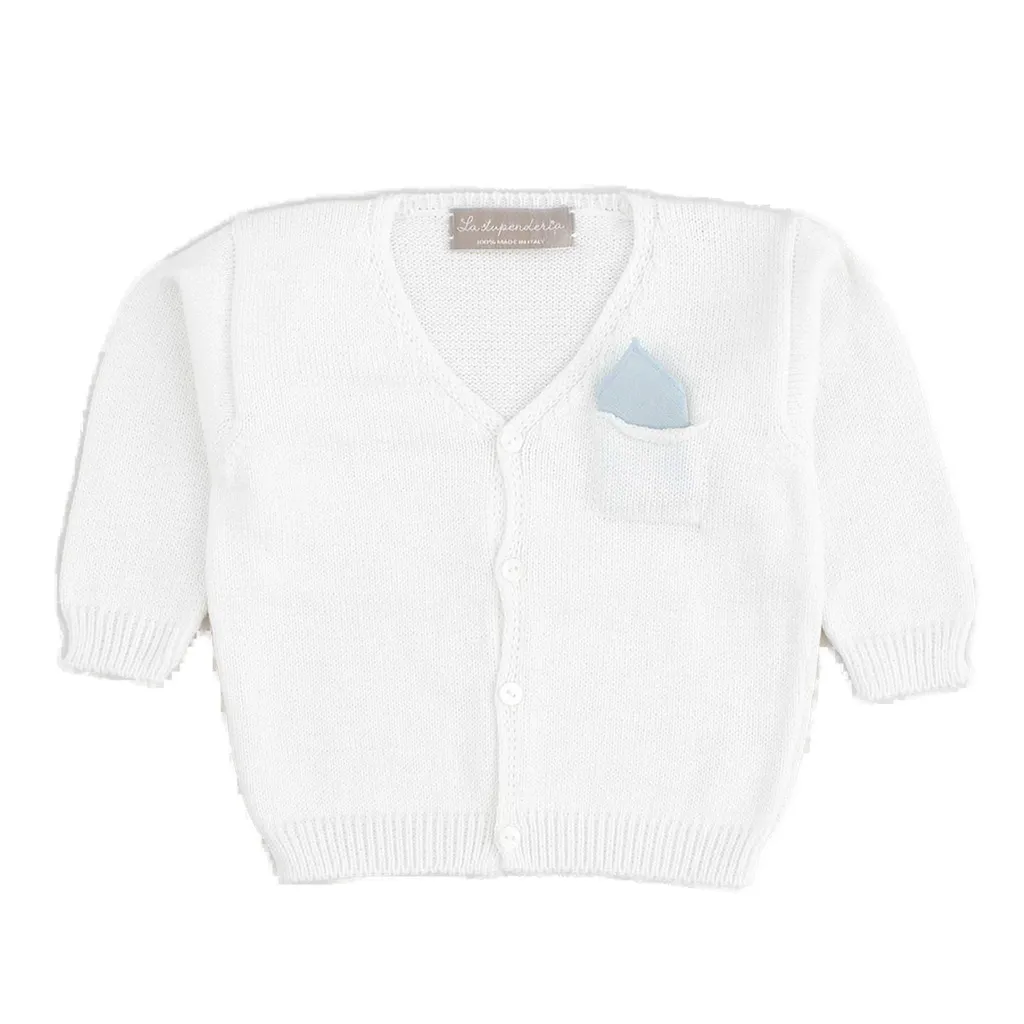 La Stupenderia V-Neck Buttoned Knitted Cardigan