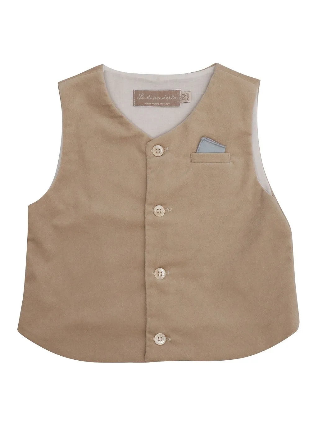 V-Neck Tailored Satin Waistcoat