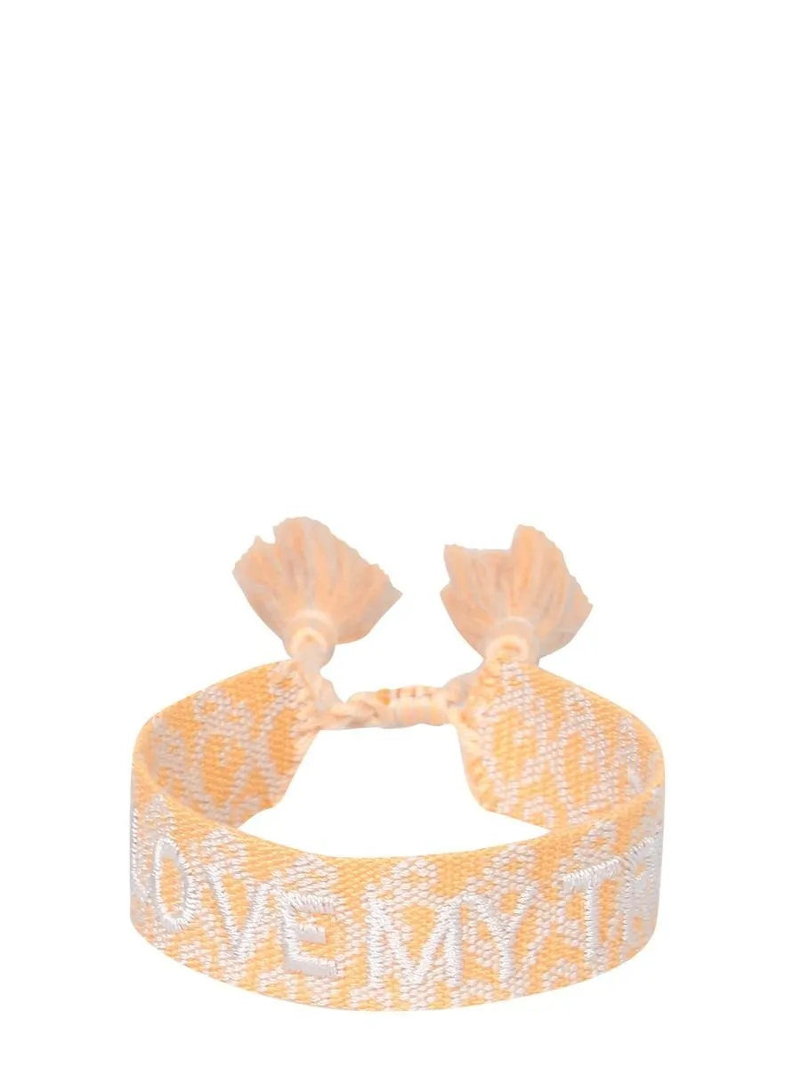 Braided Embroidered Bracelet