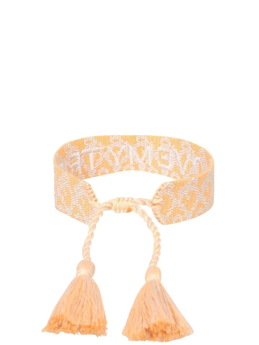 Braided Embroidered Bracelet