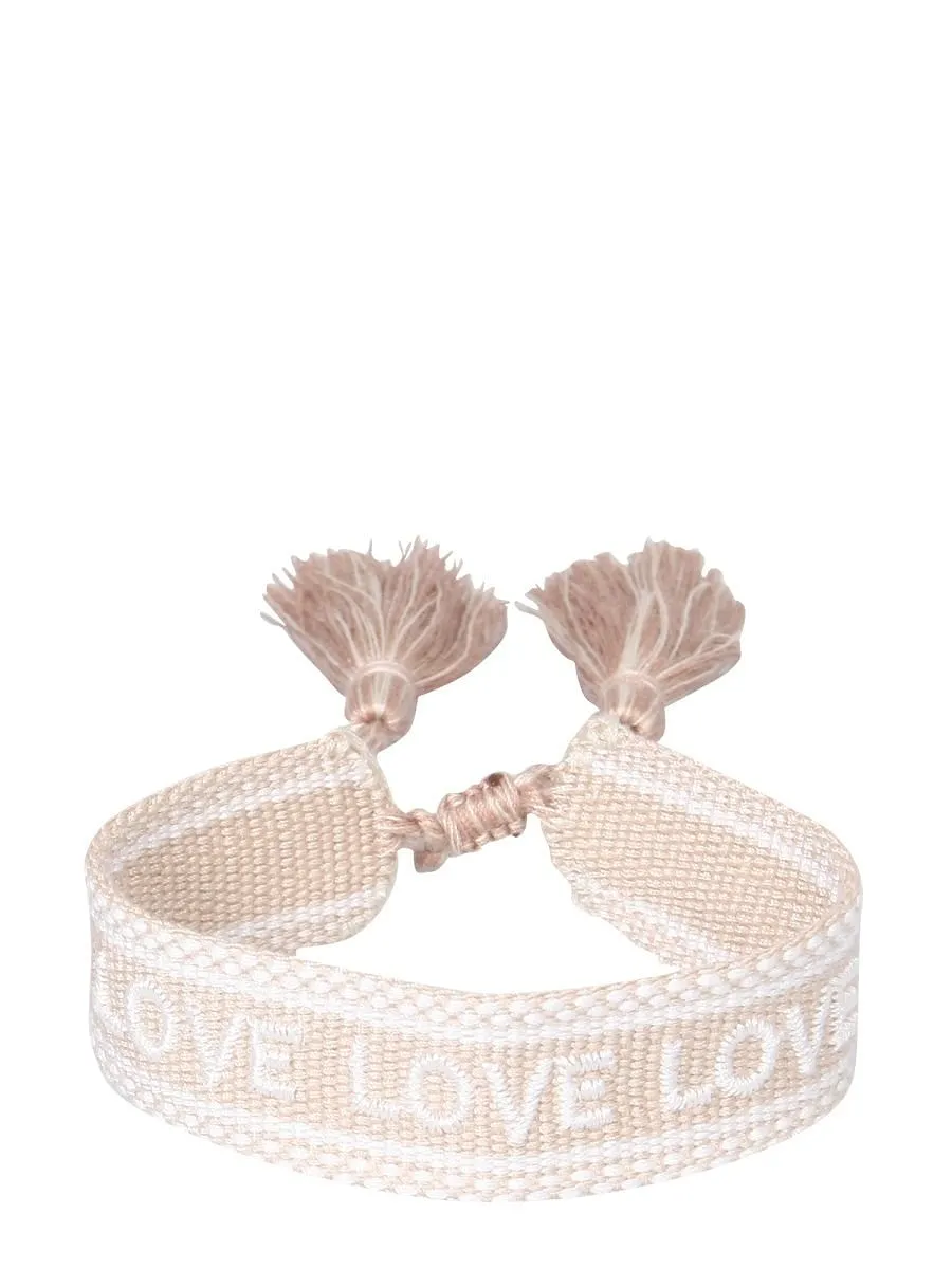 Embroidered Braided Bracelet