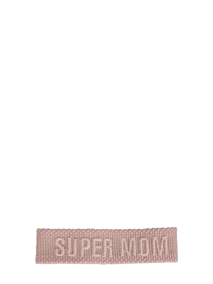 Super Mom Embroidered Bracelet