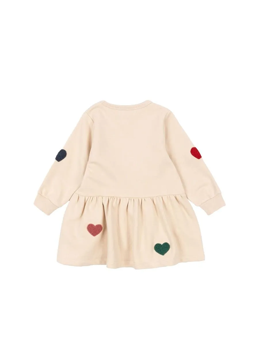 Konges Slojd Heart Appliqué Dress
