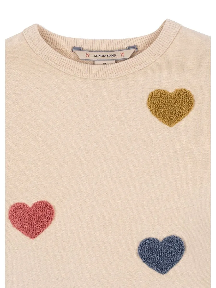 Konges Slojd Heart Appliqué Dress