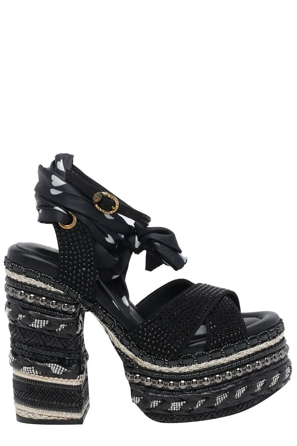 Kurt Geiger London Chelsea Scarf Platform Sandals