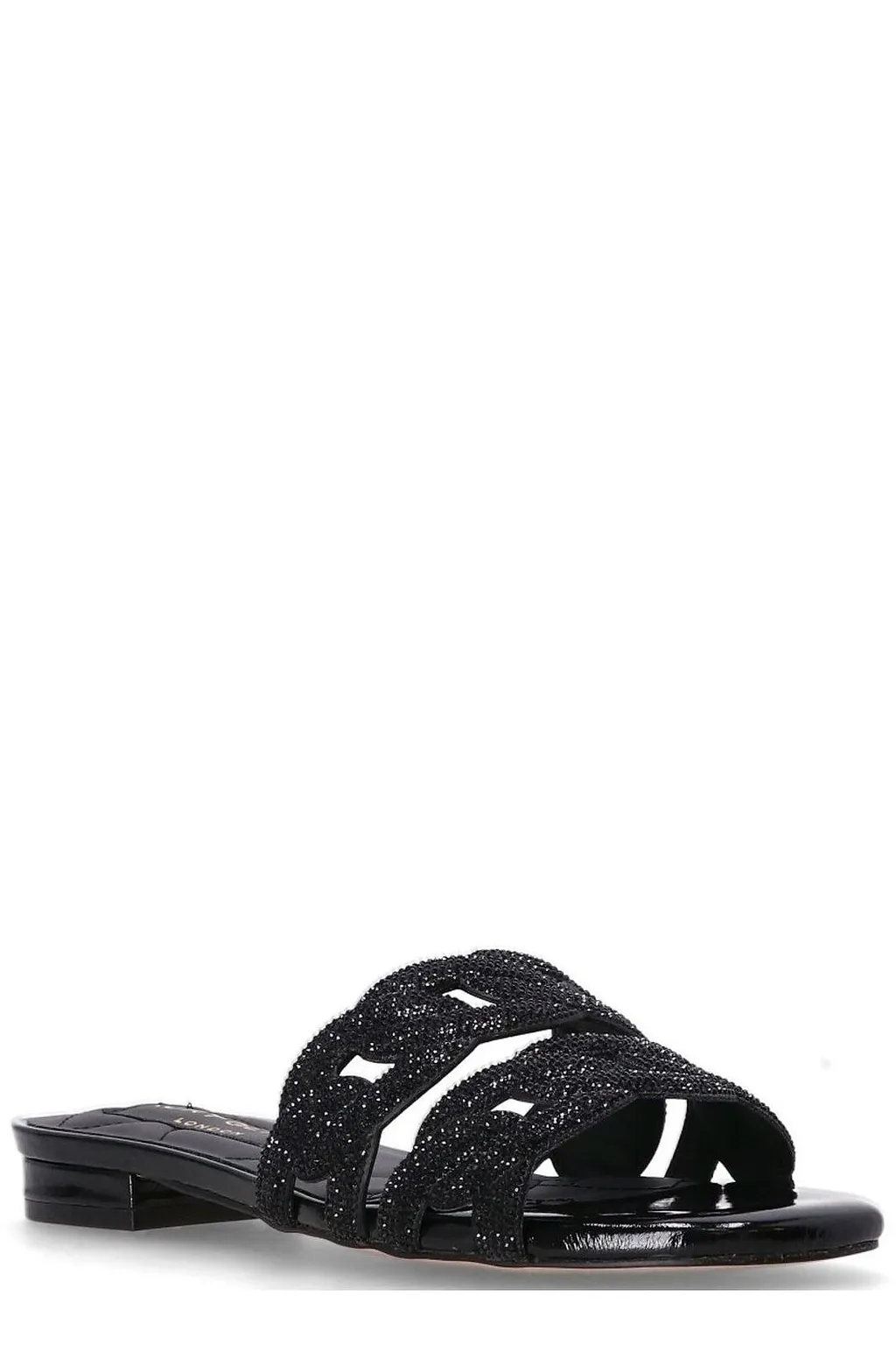 Kurt Geiger London Crystal Chain Flat Sandals