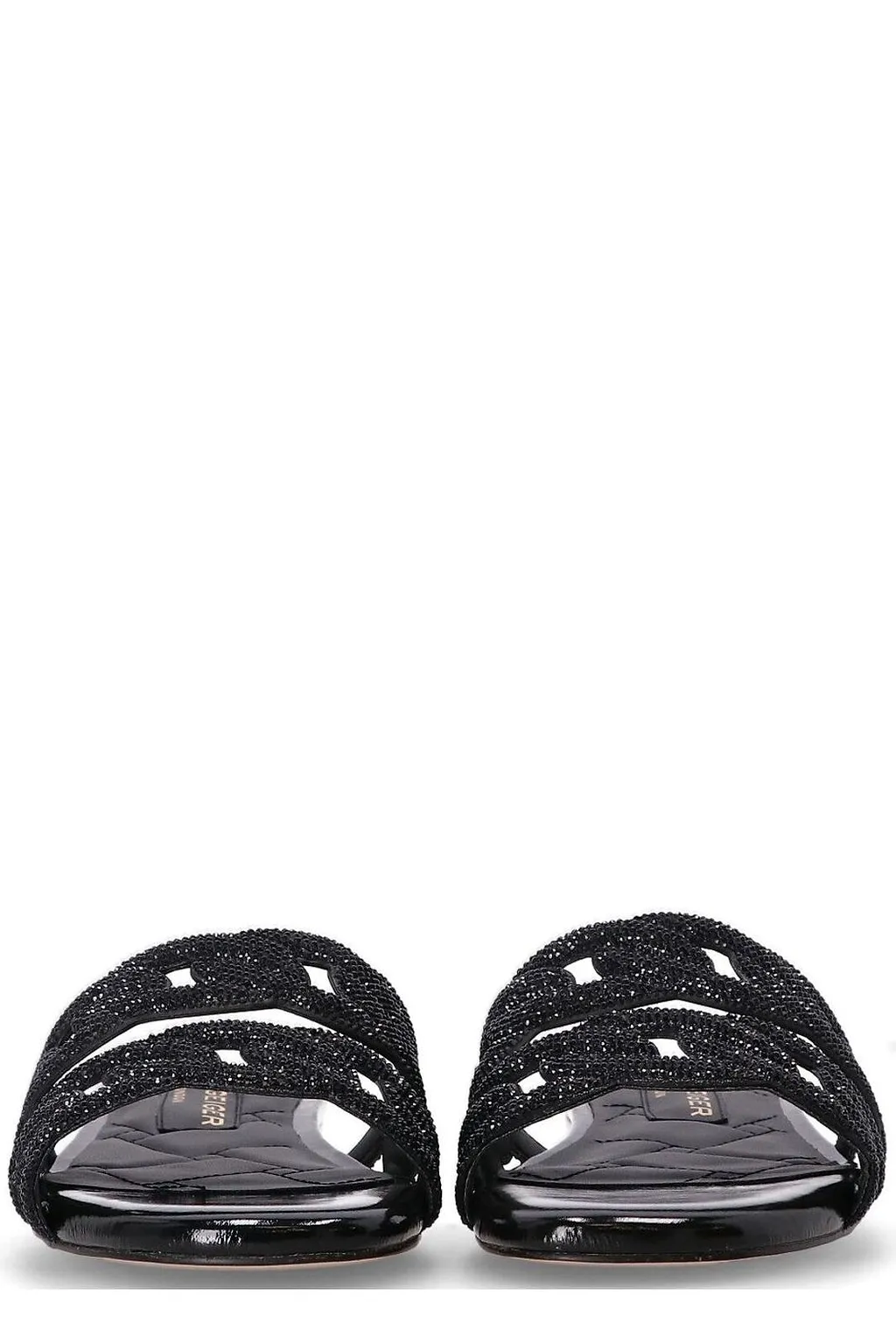 Kurt Geiger London Crystal Chain Flat Sandals