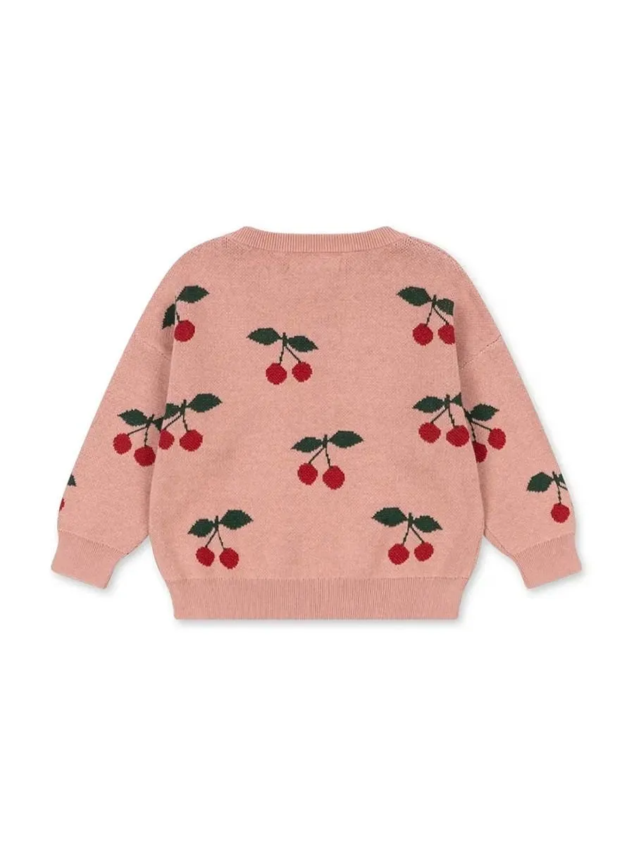 Lapis Patterned Knitted Sweater