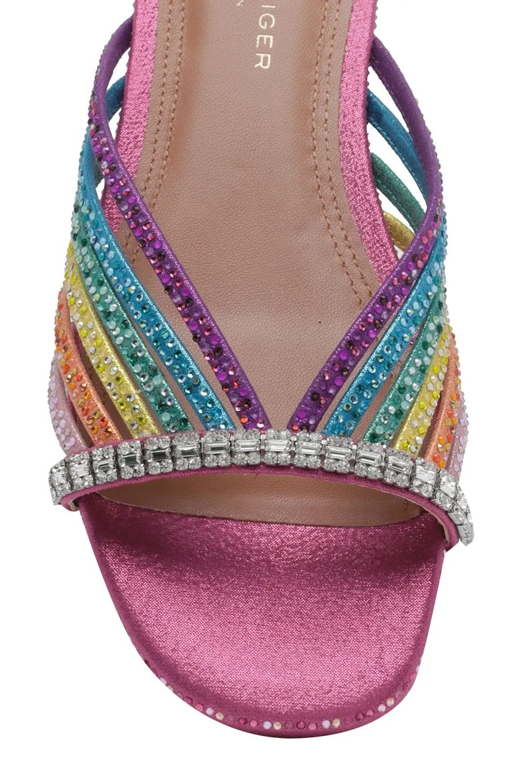 Kurt Geiger London Embellished Strap Flat Mules