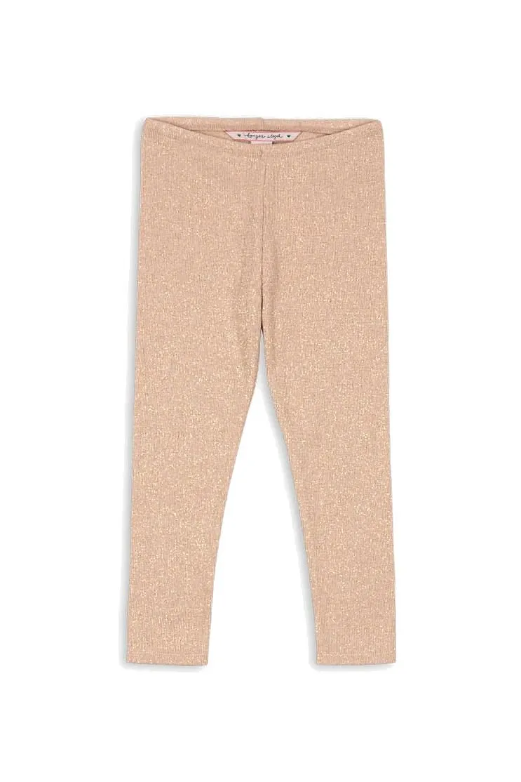 Konges Slojd Lurex Ribbed Knitted Trousers
