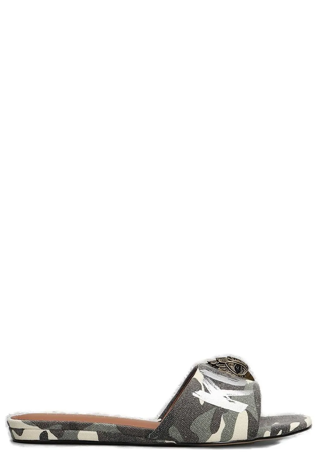 Kurt Geiger London Kensington Camouflage Flat Sandals