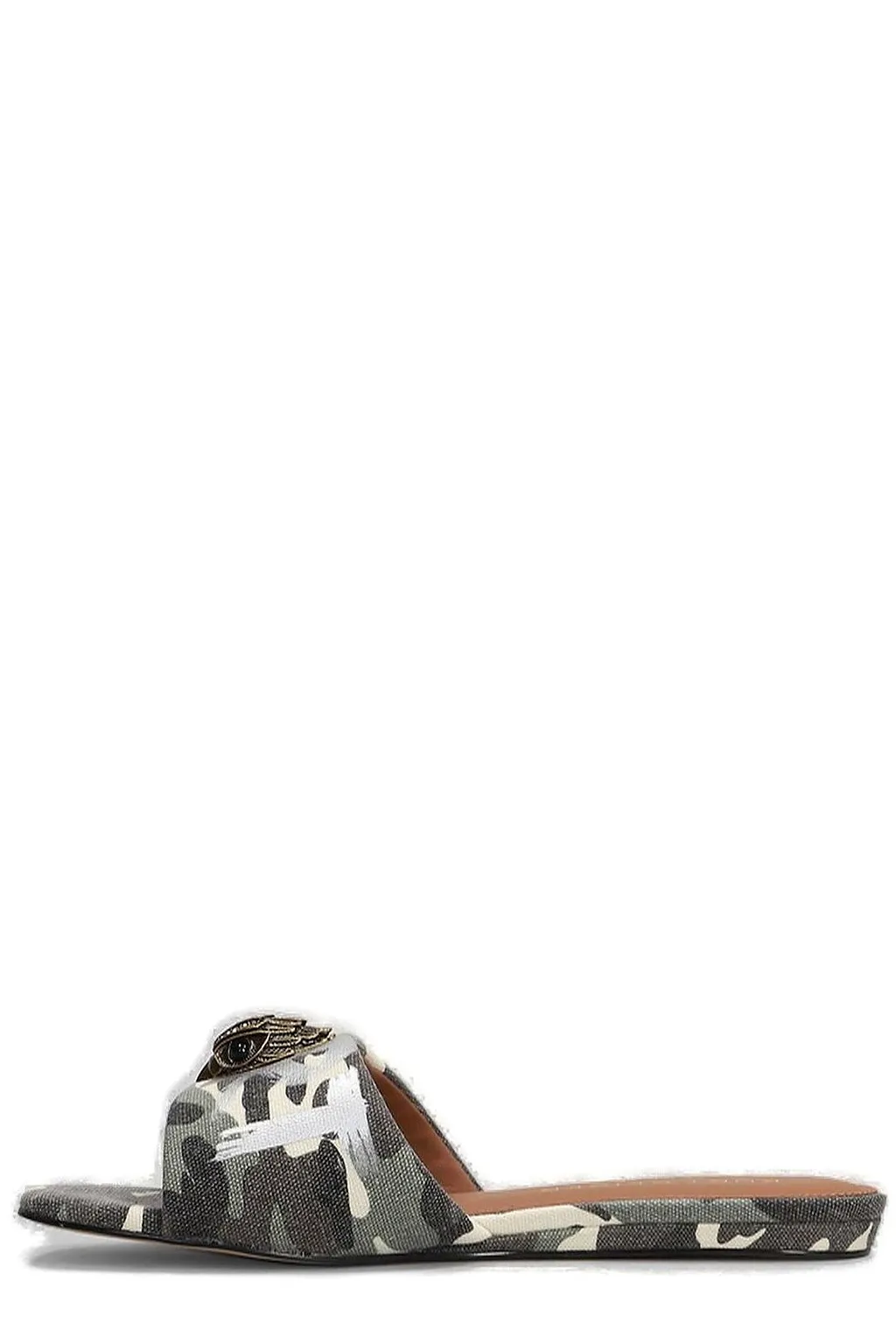 Kurt Geiger London Kensington Camouflage Flat Sandals