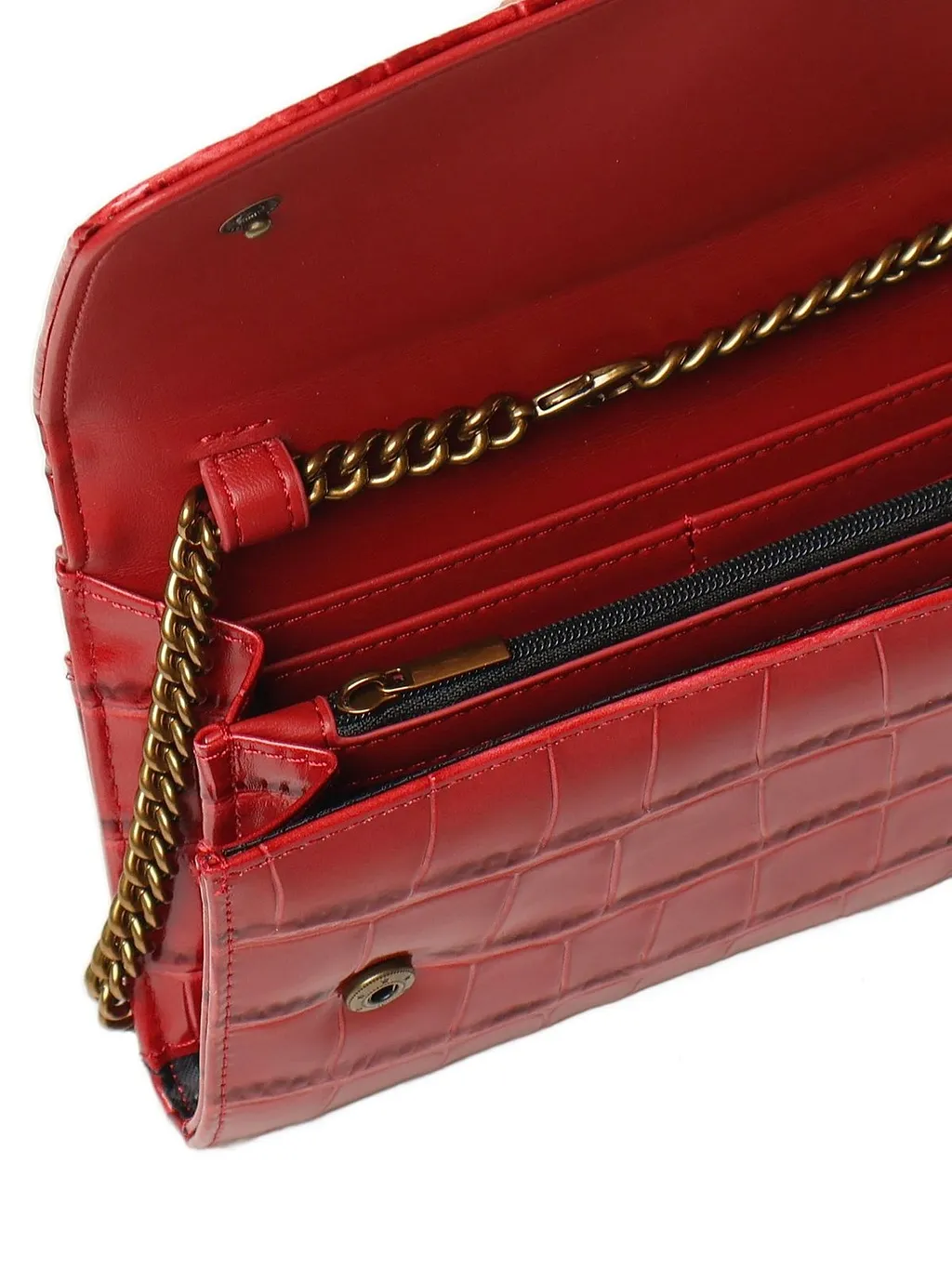 Kurt Geiger London Kensington Embossed Chain Wallet