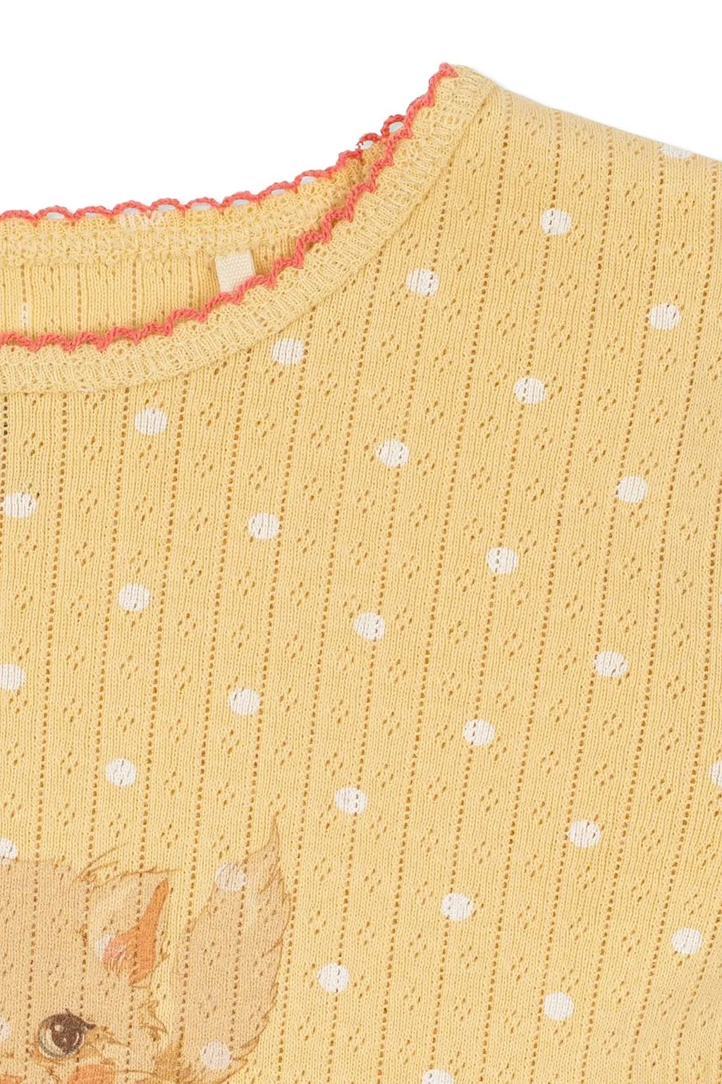 Minnie Pointelle Knitted Top