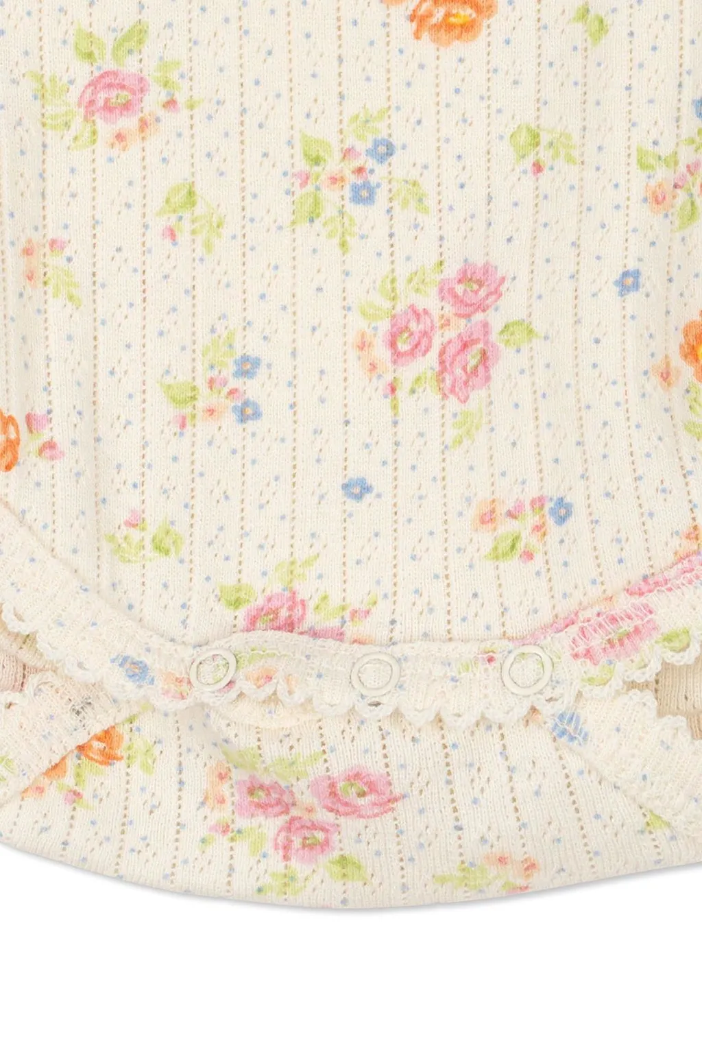 Konges Slojd Minnie Floral Long-Sleeve Bodysuit