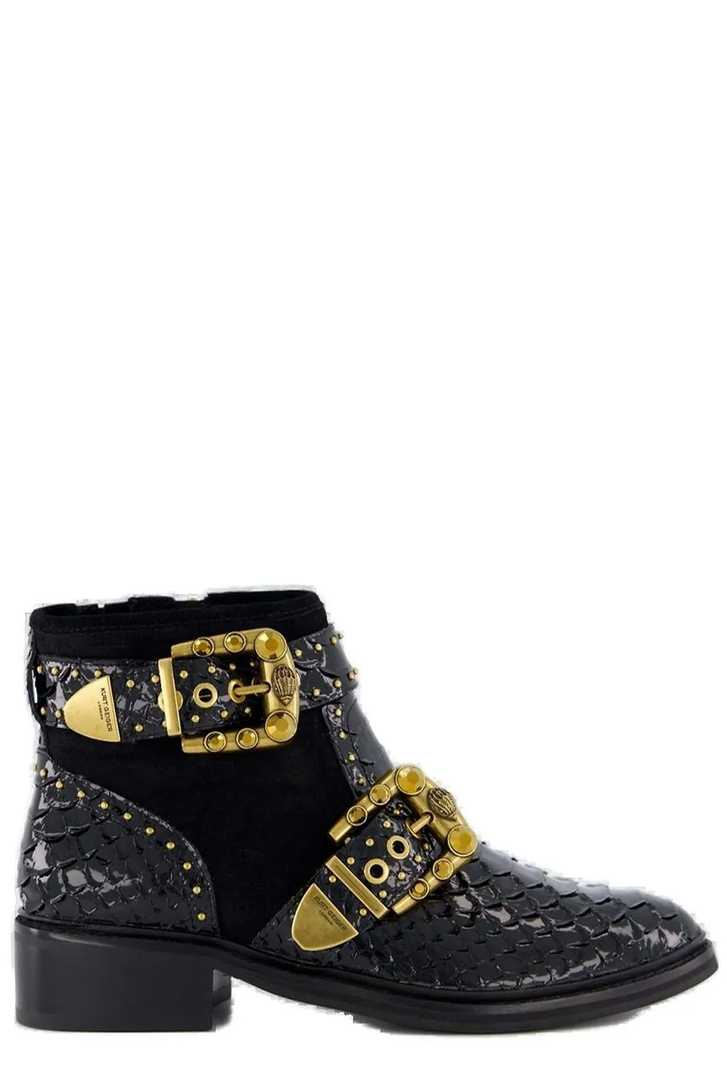 Kurt Geiger London Maddox Buckled Ankle Boots