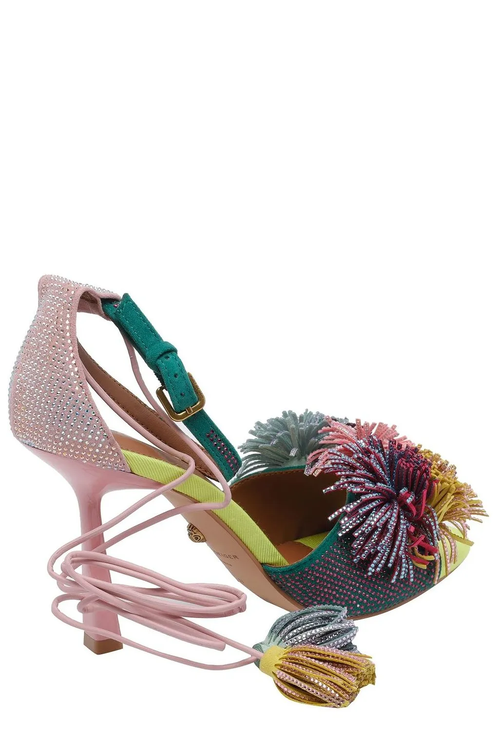 Kurt Geiger London Pom Pom Tie Pump Sandals