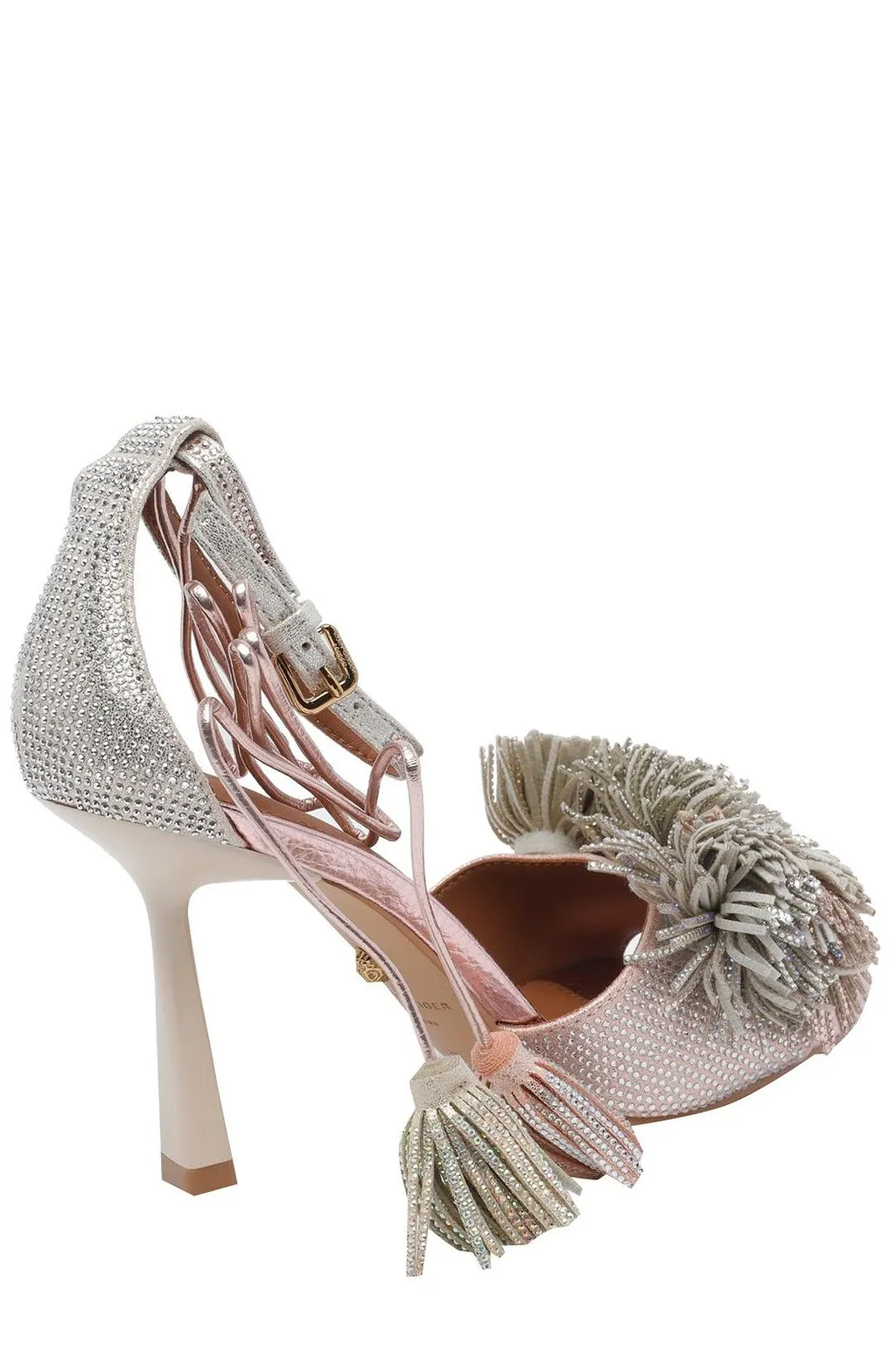 Kurt Geiger London Pom Pom Tie Pump Sandals