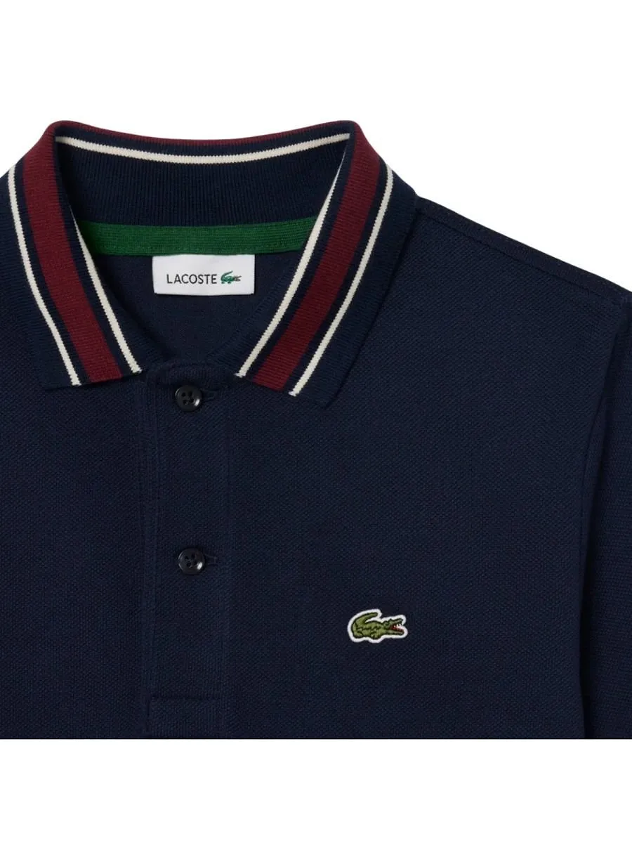 Lacoste Kids Petit Piqué Trimmed Polo Shirt