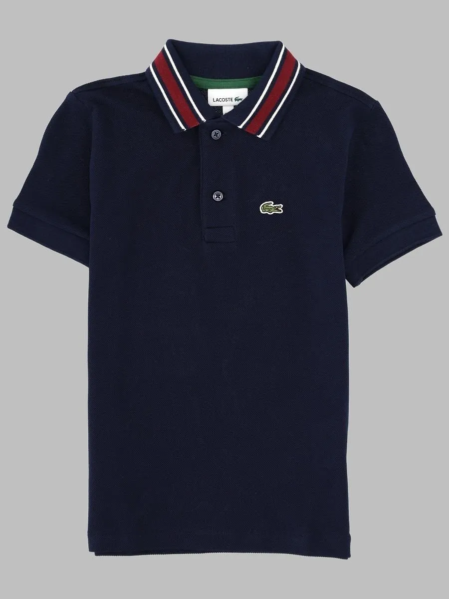 Lacoste Kids Petit Piqué Trim Polo Shirt