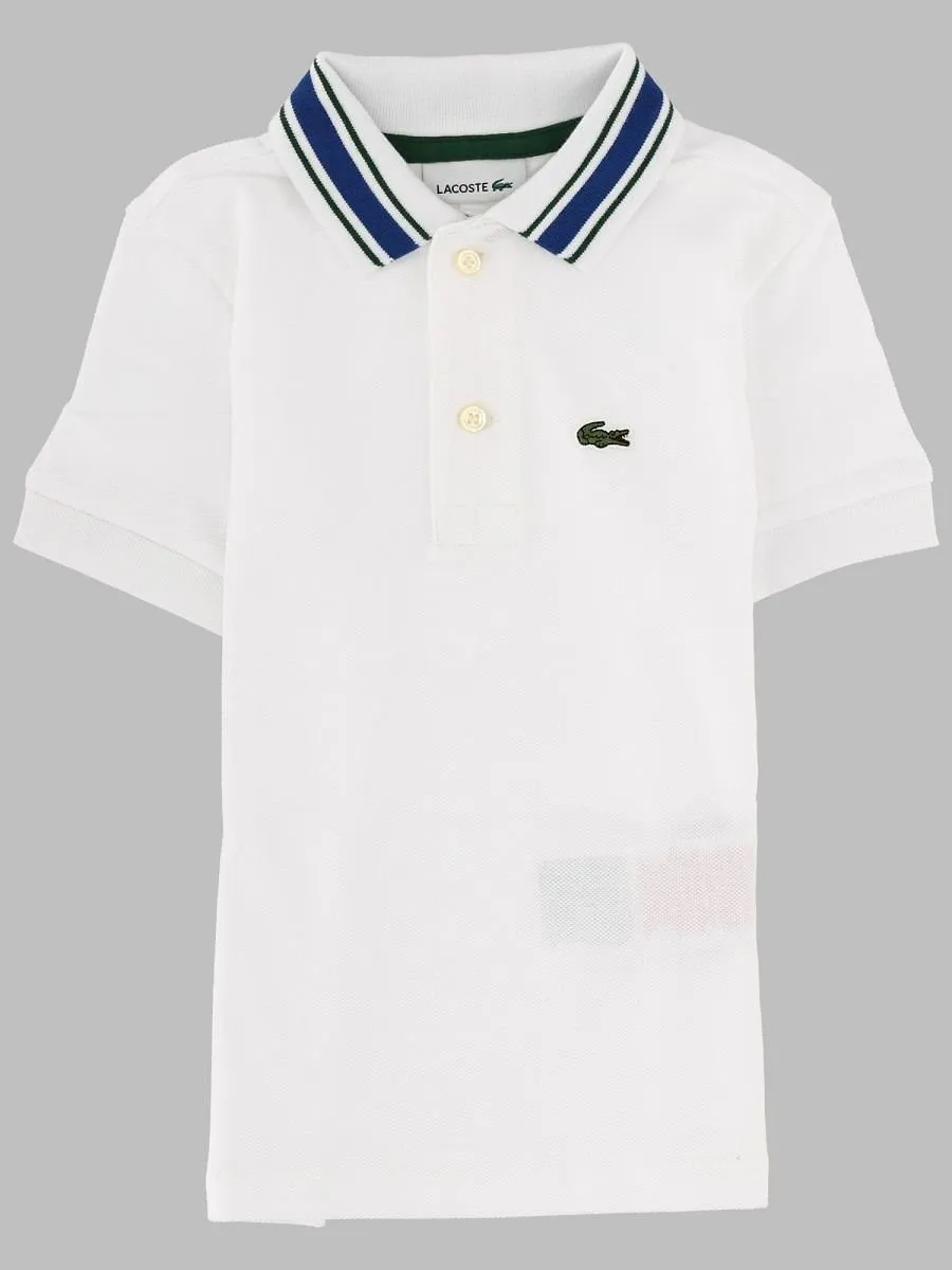 Lacoste Kids Petit Piqué Trim Polo Shirt