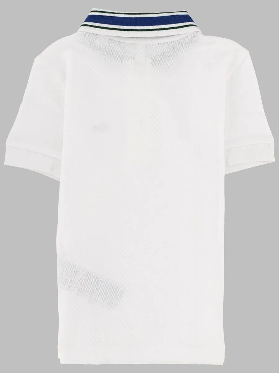 Lacoste Kids Petit Piqué Trim Polo Shirt