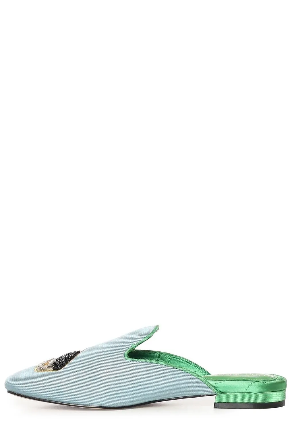 Kurt Geiger London Square Toe Slip On Sandals