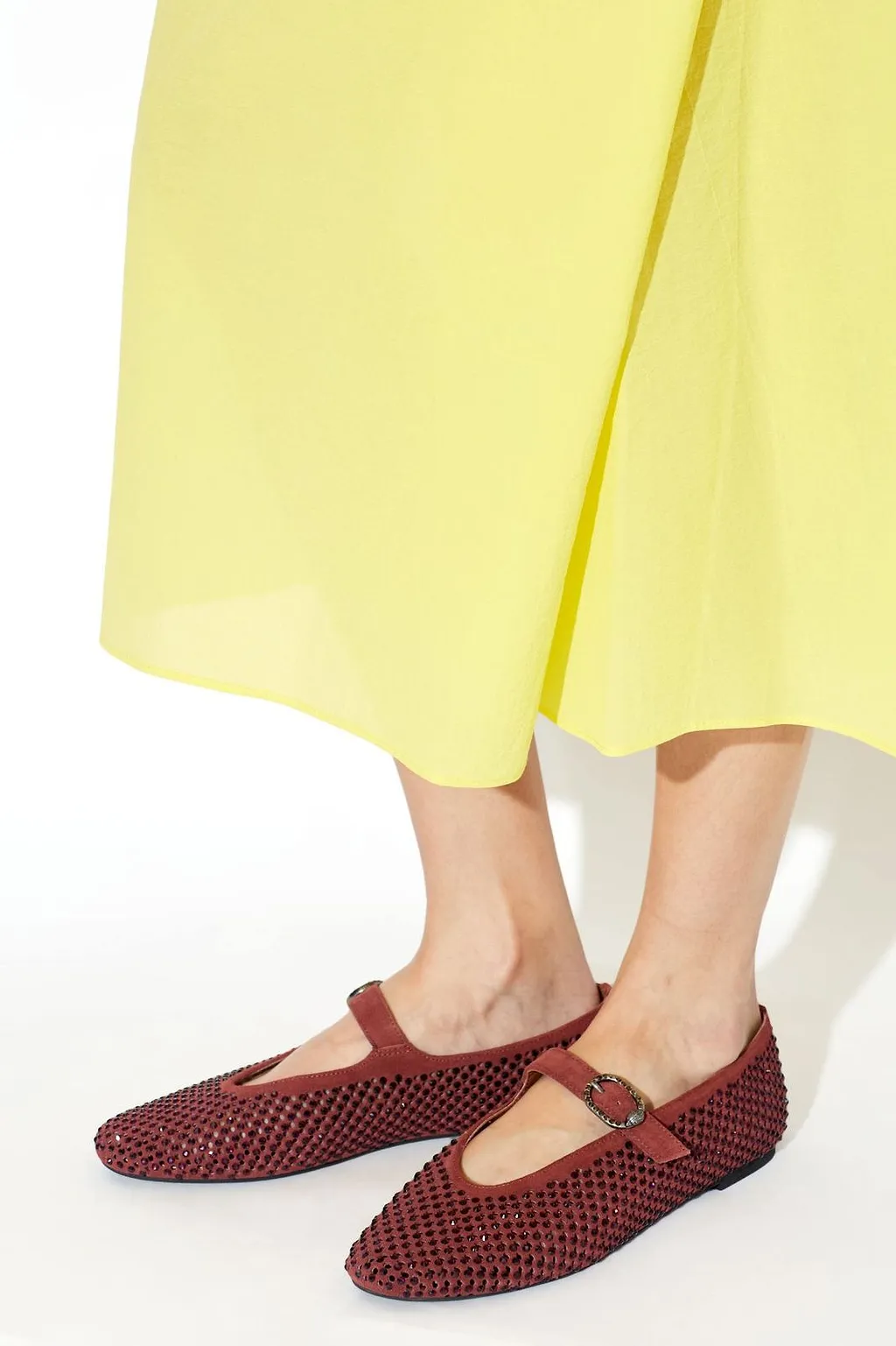 Kurt Geiger Mayfair Embellished Ballet Flats