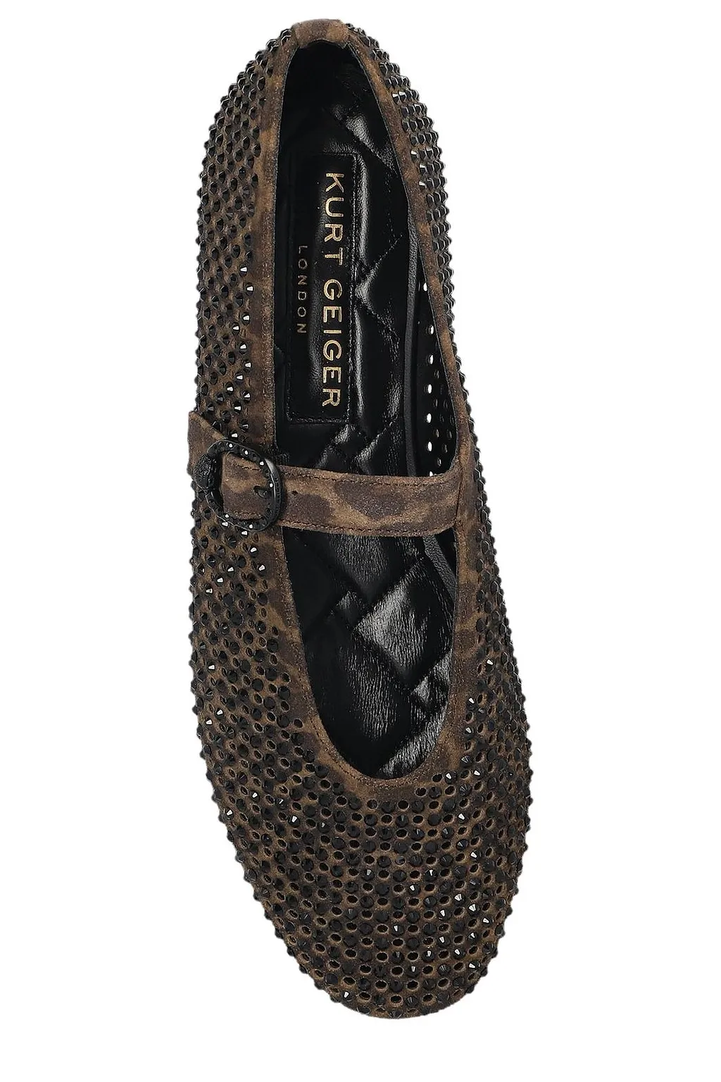 Kurt Geiger Mayfair Embellished Ballet Flats