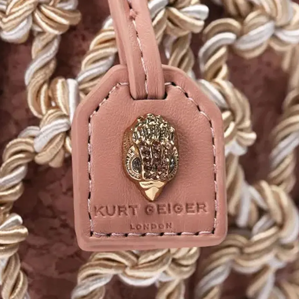 Kurt Geiger Mini Macramé Bucket Bag
