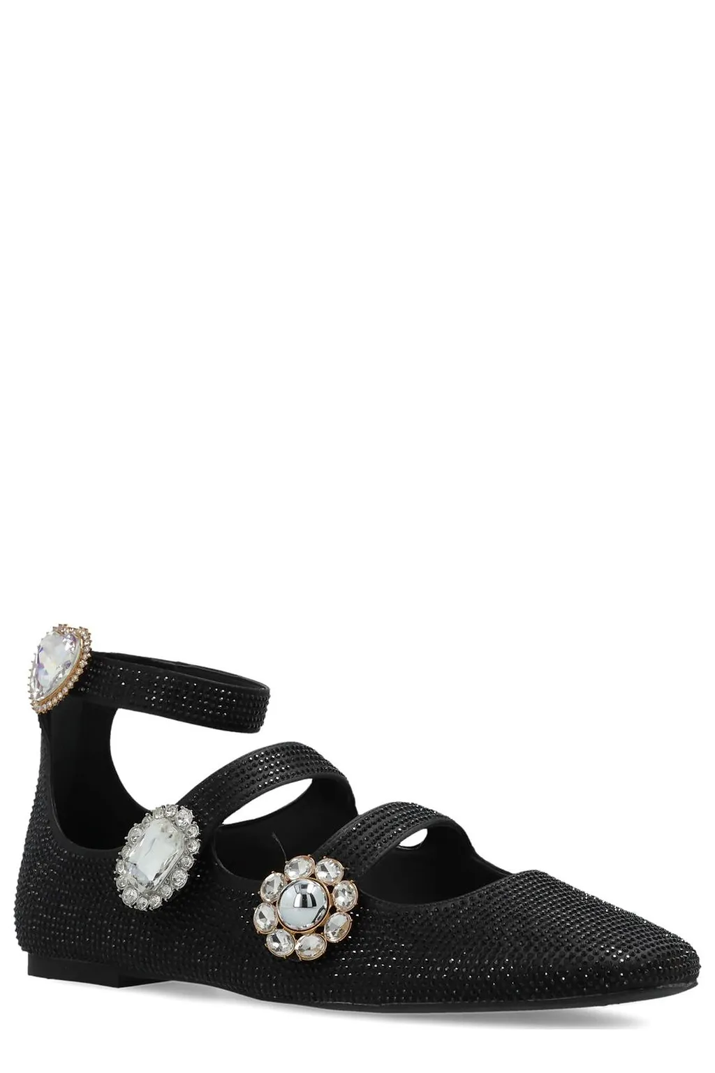 Kurt Geiger Ornate Gladiator Strap Ballet Flats