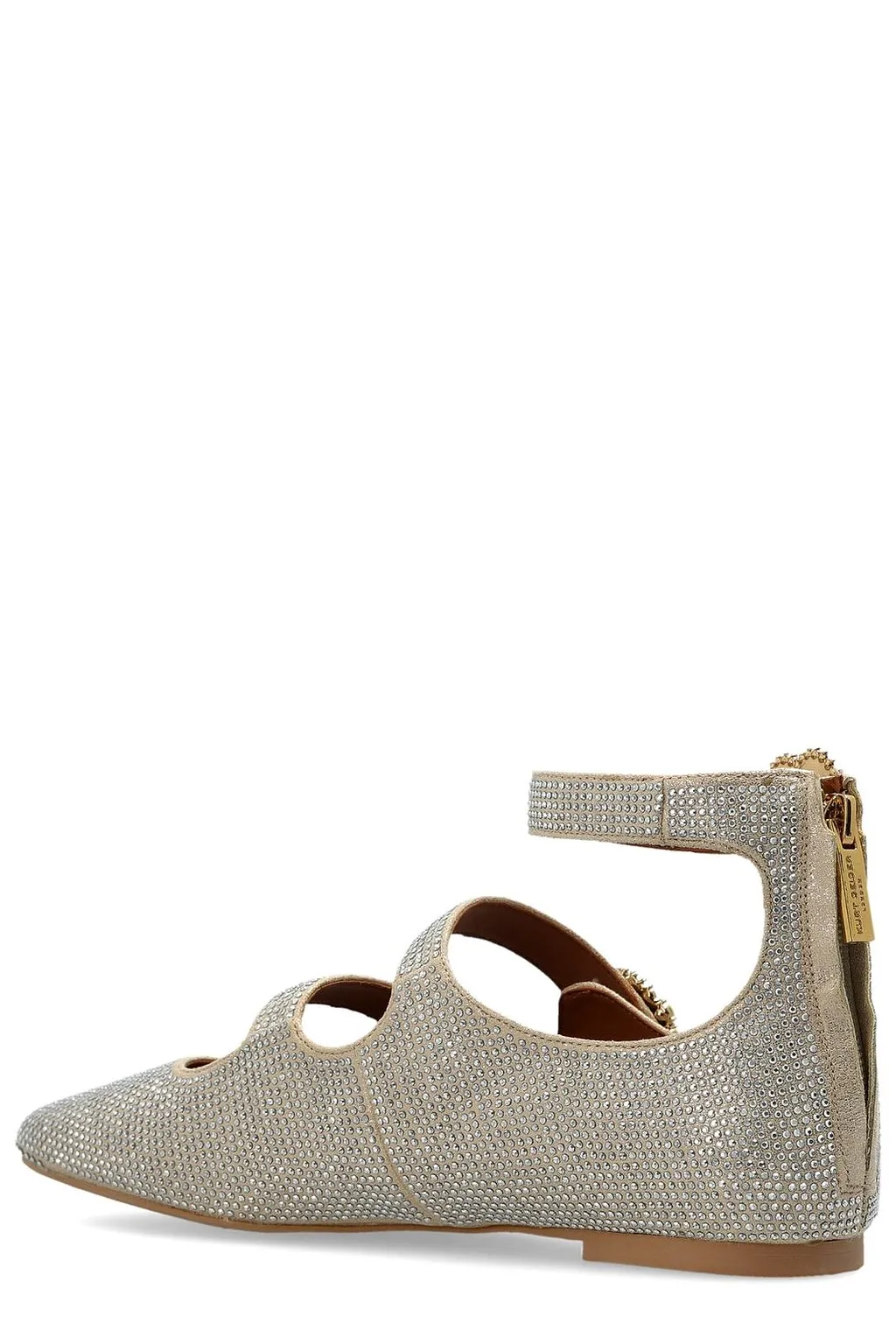 Kurt Geiger Ornate Gladiator Embellished Flat Pumps