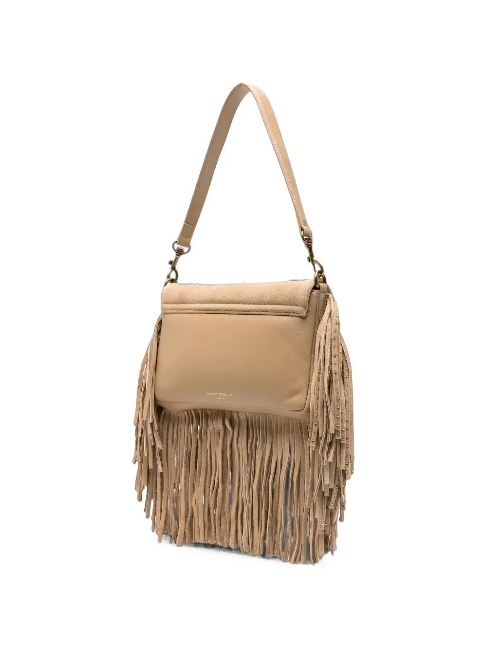 Kurt Geiger Oxford Fringe Studded Shoulder Bag