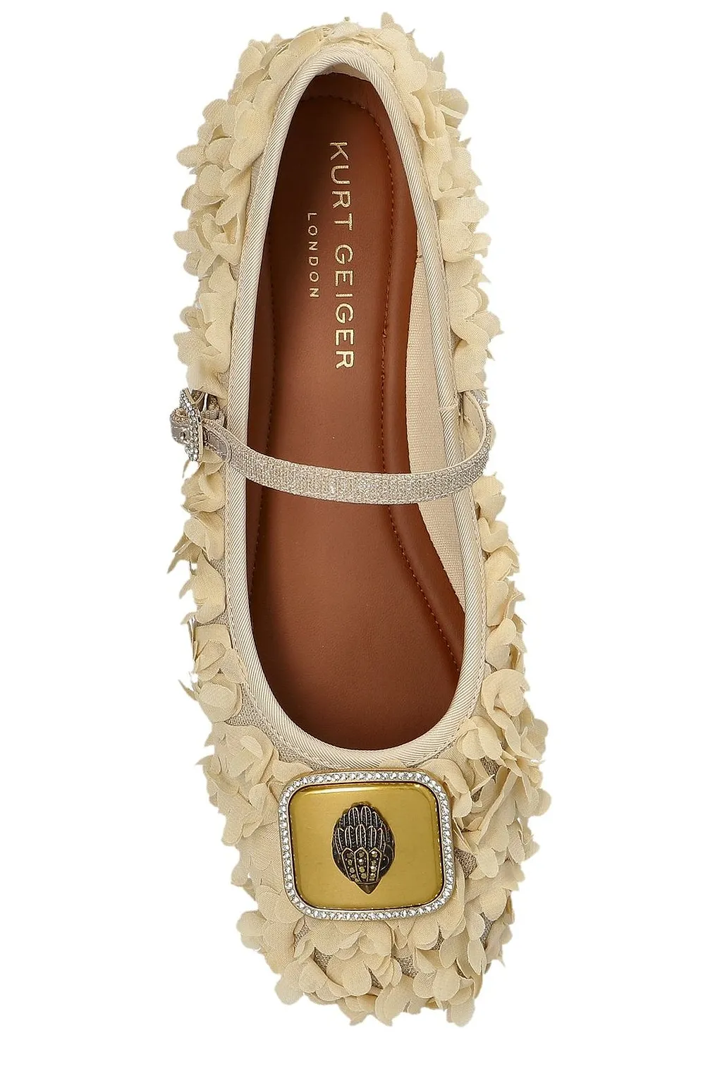 Kurt Geiger Pimlico Embellished Ballet Flats
