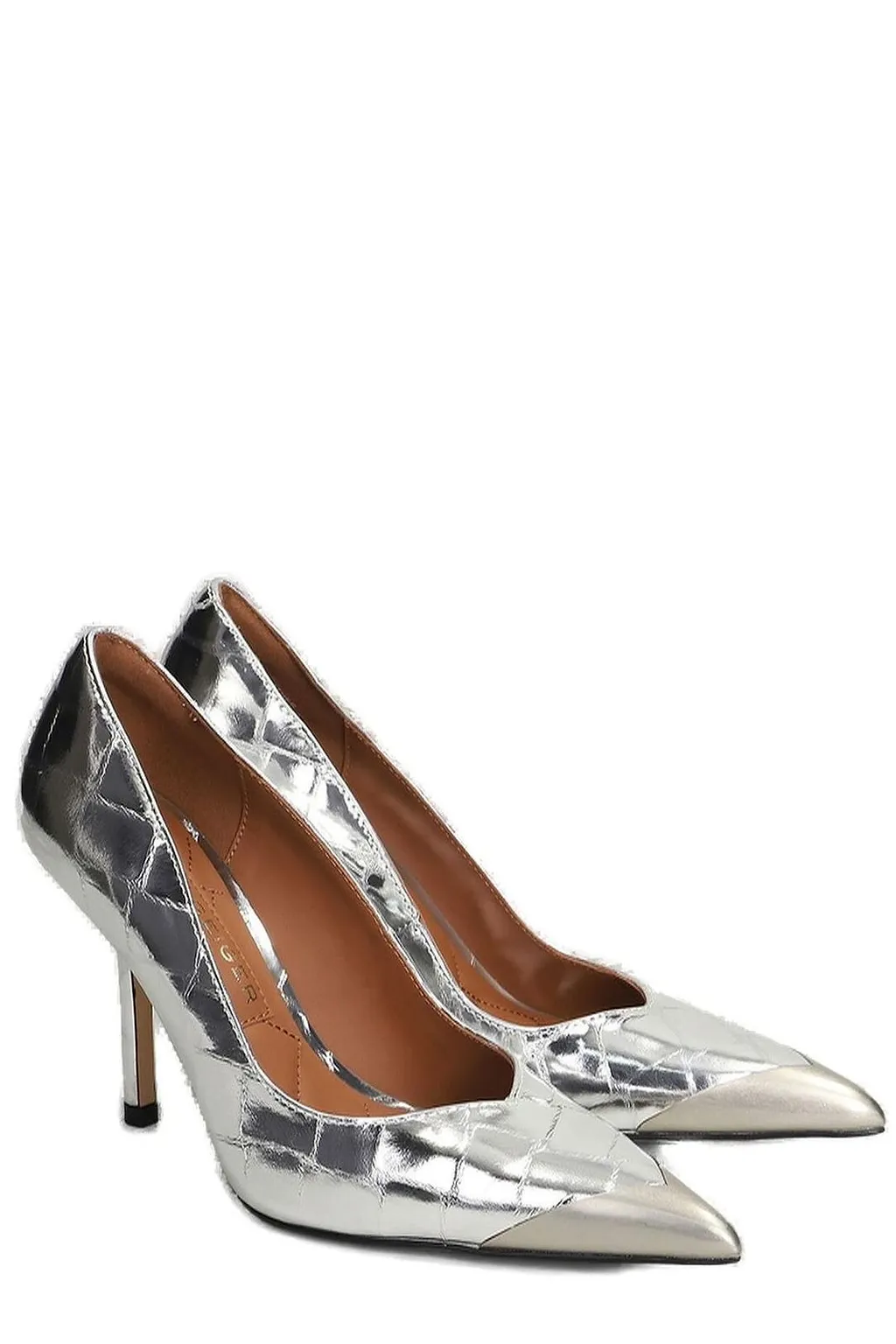Kurt Geiger Pointed-Toe Embossed Pumps