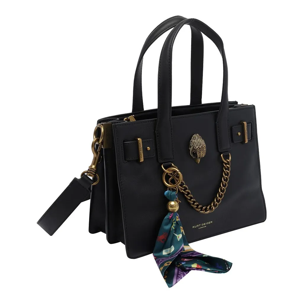 Kurt Geiger Small Stone Chain Tote Bag