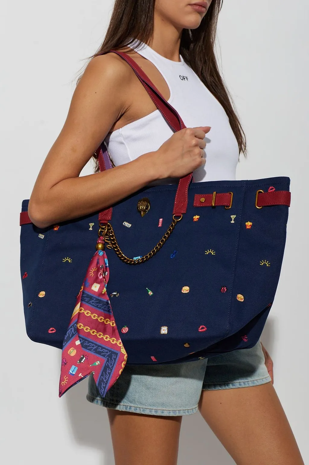 Kurt Geiger Solane Embellished Tote Bag