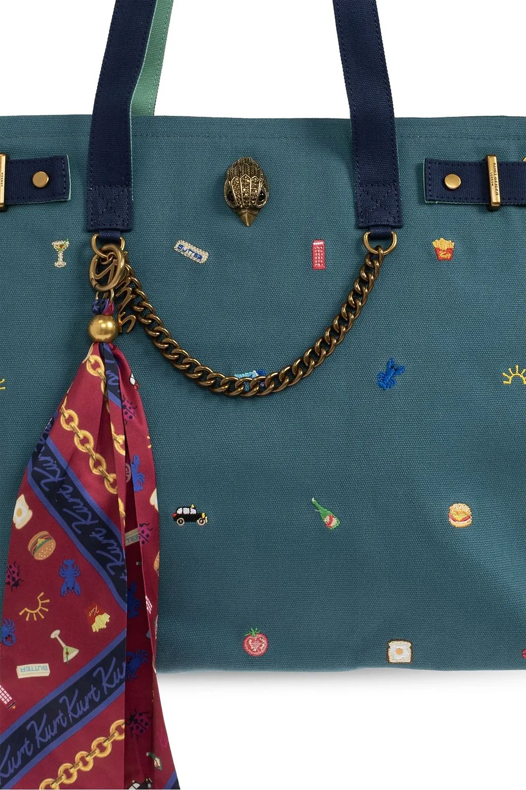 Kurt Geiger Solane Charm-Embellished Tote Bag